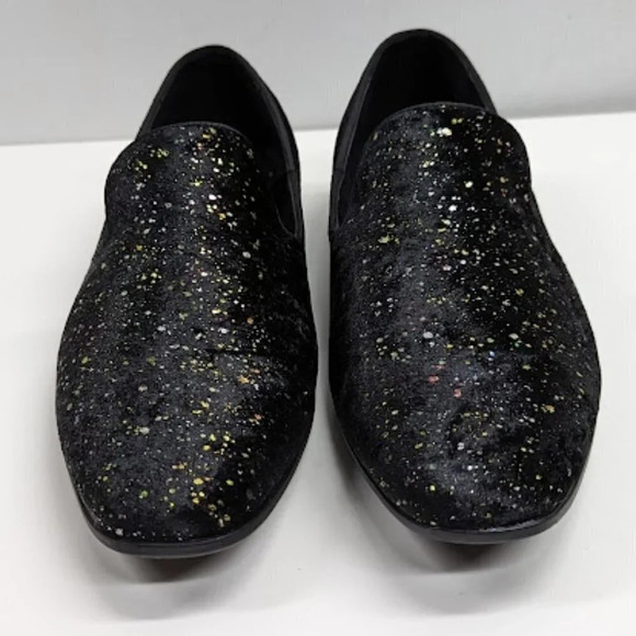 New Stacy Adams Men's Stellar Glitter Slip On Loafer Size 9.5 - Picture 2 of 7